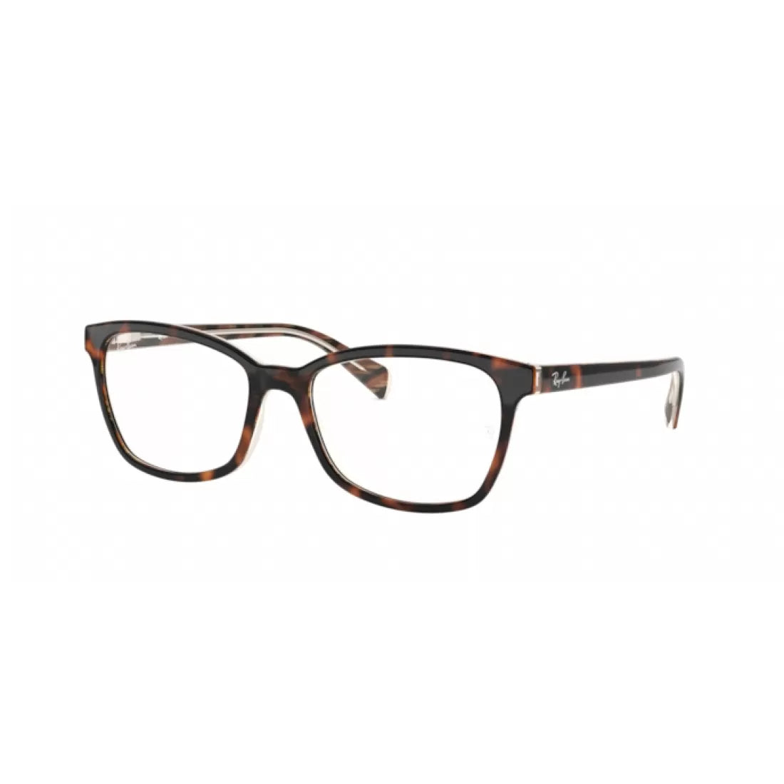 OCCHIALE DA VISTA DONNA RAY-BAN RX 5362 - 5913 SUPERIORE NERO-MARRONE SCURO-GIALLO CALIBRO 54