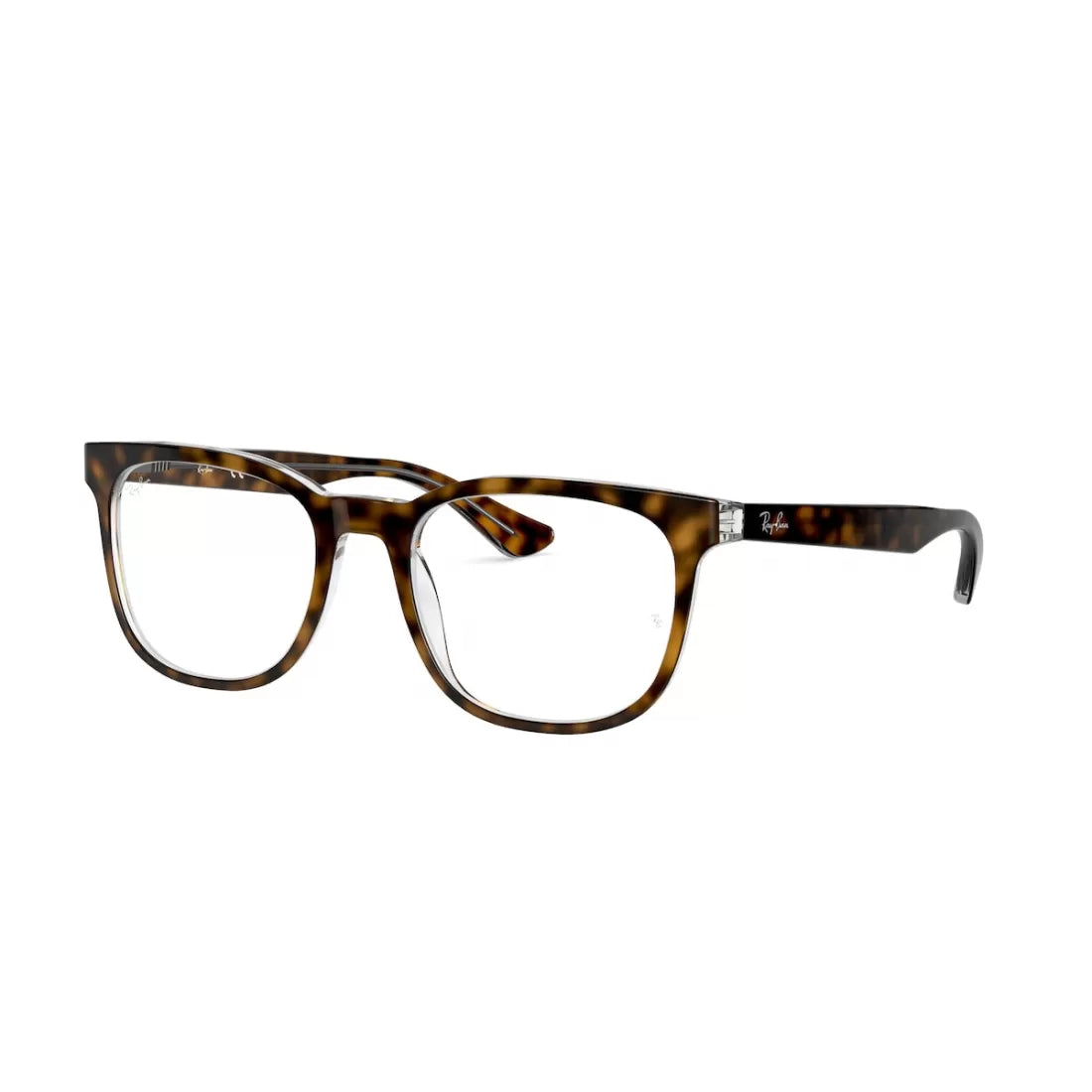 OCCHIALE DA VISTA UNISEX RAY-BAN RX 5369 - 5082 CIMA HAVANA SU TRASPARENTE CALIBRO 52