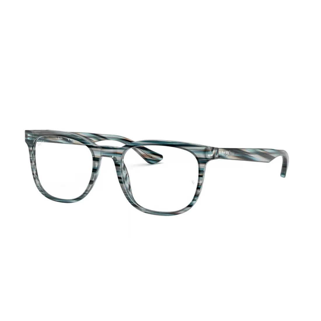 OCCHIALE DA VISTA UNISEX RAY-BAN RX 5369 - 5750 SPOGLIATO BLU-GRIGIO CALIBRO 50
