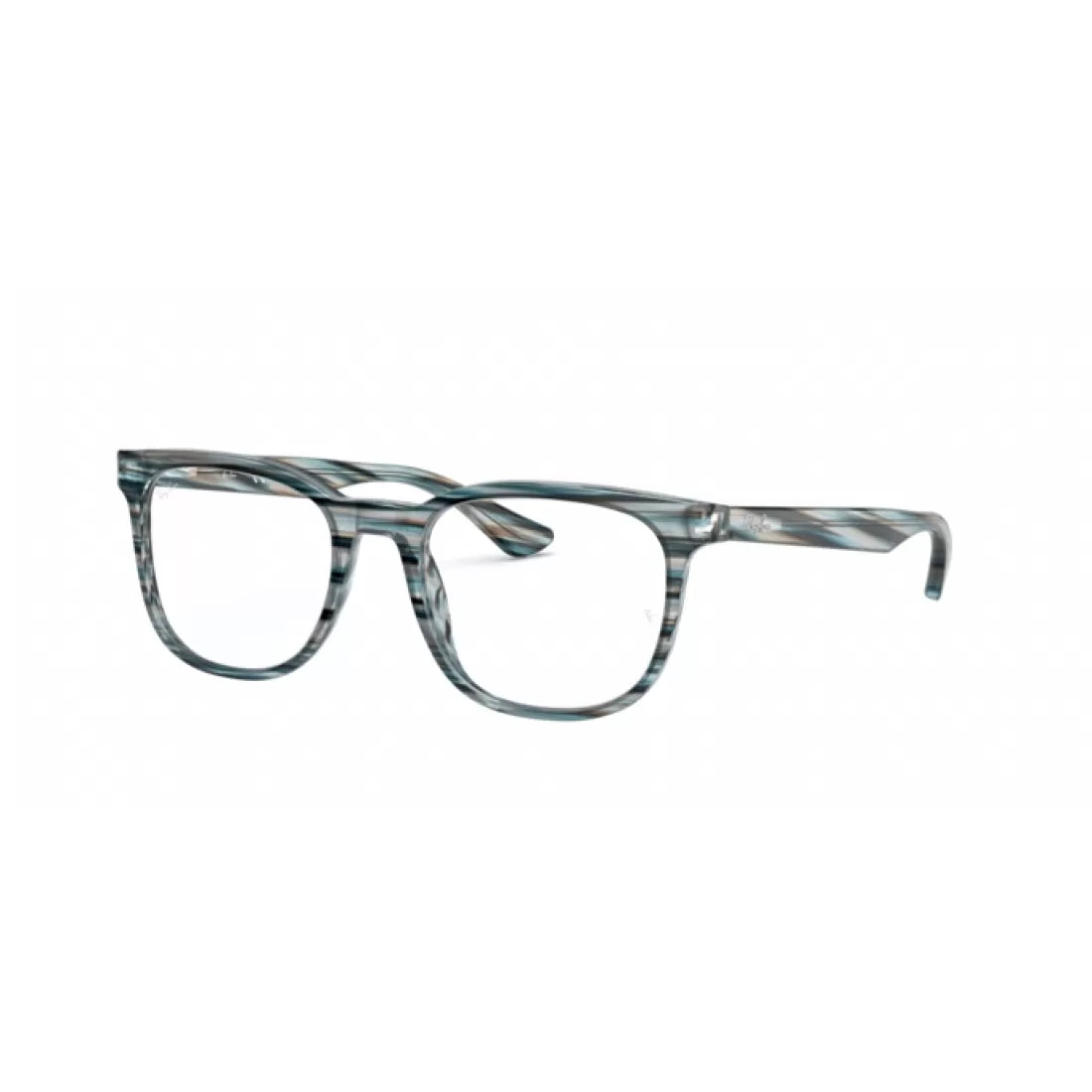 OCCHIALE DA VISTA UNISEX RAY-BAN RX 5369 - 5750 SPOGLIATO BLU-GRIGIO CALIBRO 52