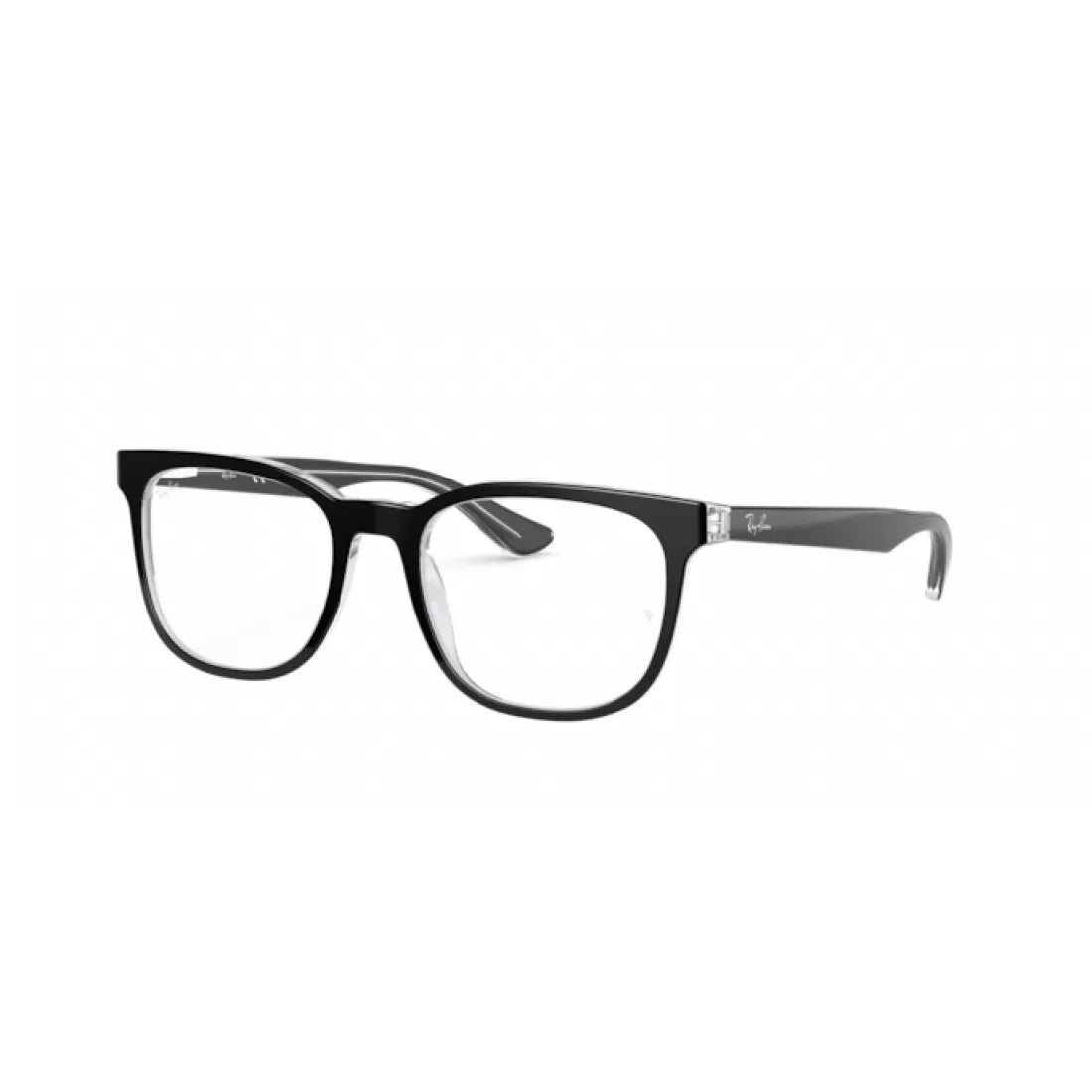 OCCHIALE DA VISTA UNISEX RAY-BAN RX 5369F - 2034 TOP NERO SU TRASPARENTE