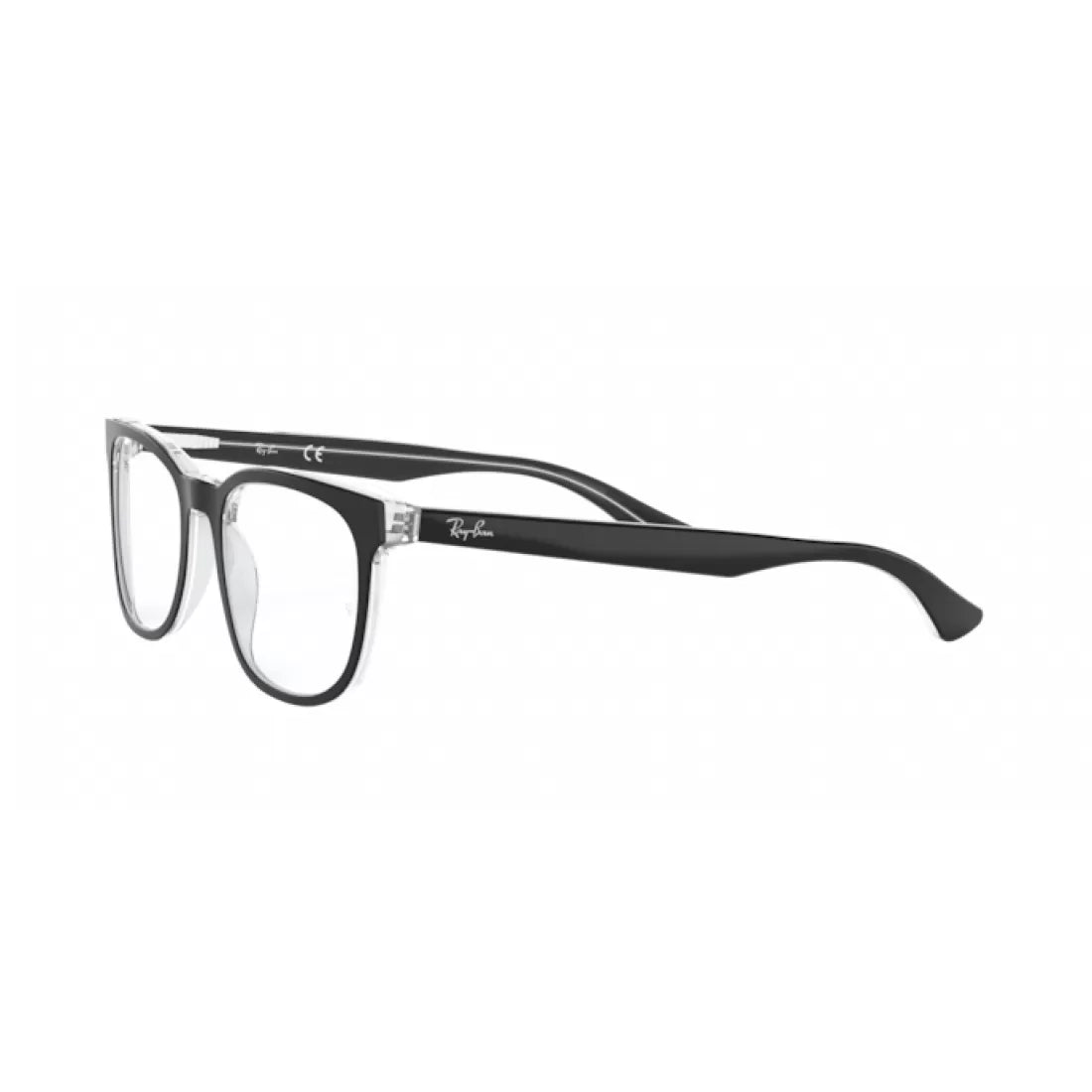 OCCHIALE DA VISTA UNISEX RAY-BAN RX 5369F - 2034 TOP NERO SU TRASPARENTE