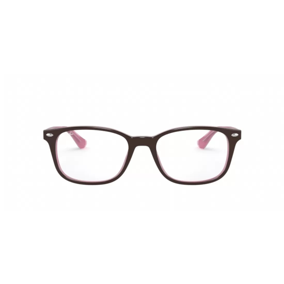 OCCHIALE DA VISTA UNISEX RAY-BAN RX 5375 - 2126 TOP MARRONE SU ROSA OPALE CALIBRO 53