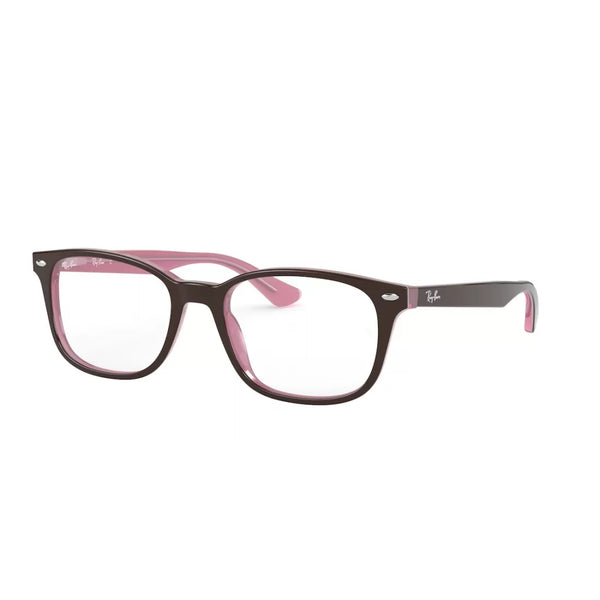 OCCHIALE DA VISTA UNISEX RAY-BAN RX 5375 - 2126 TOP MARRONE SU ROSA OPALE CALIBRO 51