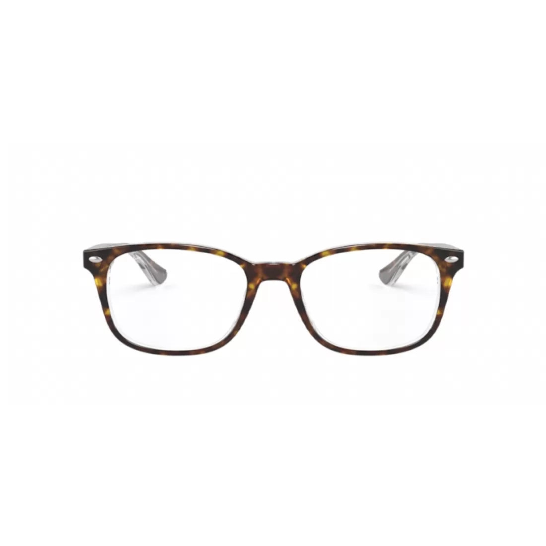 OCCHIALE DA VISTA UNISEX RAY-BAN RX 5375 - 5082 CIMA HAVANA SU TRASPARENTE CALIBRO 51