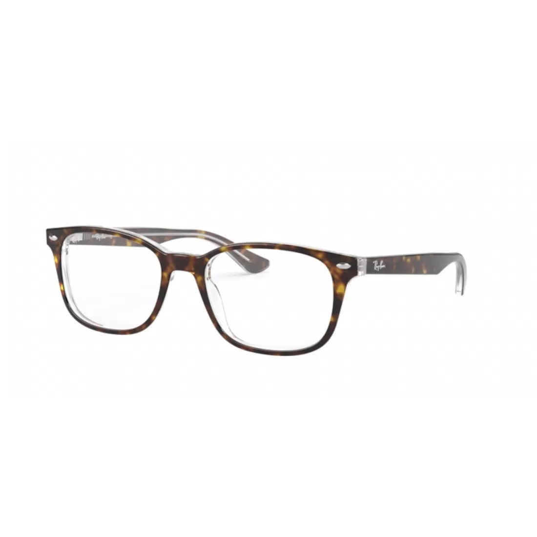 OCCHIALE DA VISTA UNISEX RAY-BAN RX 5375 - 5082 CIMA HAVANA SU TRASPARENTE CALIBRO 51
