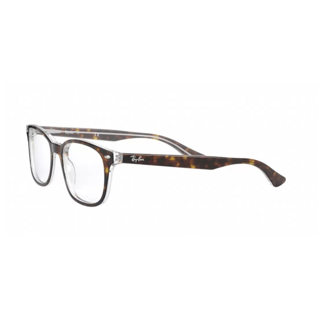 OCCHIALE DA VISTA UNISEX RAY-BAN RX 5375 - 5082 CIMA HAVANA SU TRASPARENTE CALIBRO 51