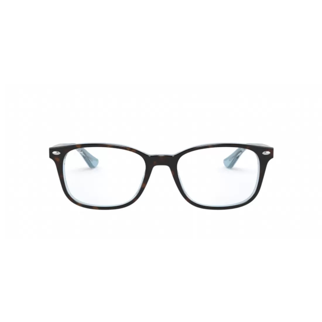 OCCHIALE DA VISTA UNISEX RAY-BAN RX 5375 - 5883 CIMA HAVANA SU AZZURRO CALIBRO 53