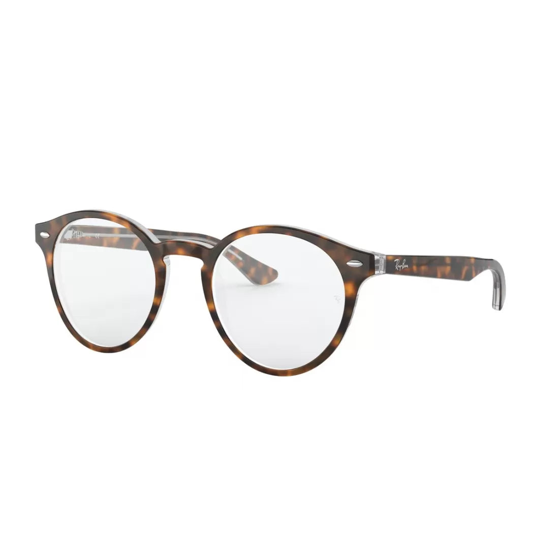 RAY-BAN RX 5376 - 5082 CIMA HAVANA SU TRASPARENTE CALIBRO 47