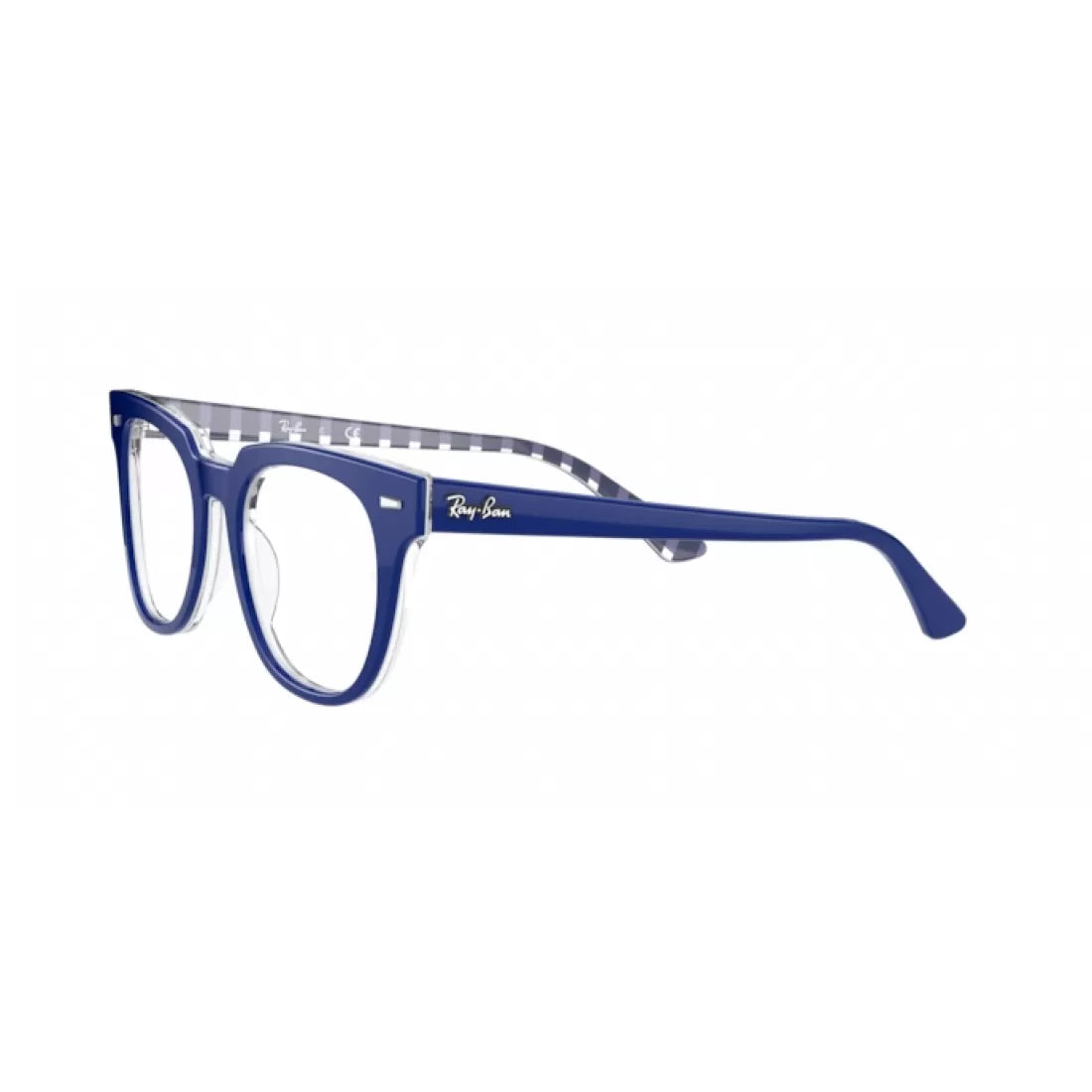 OCCHIALE DA VISTA UNISEX RAY-BAN RX 5377 METEOR 8090 BLU SU BIANCO BLU VICHY CALIBRO 52