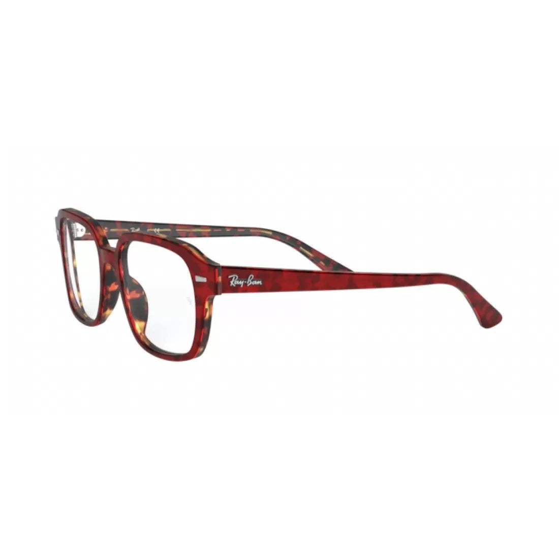 OCCHIALE DA VISTA UNISEX RAY-BAN RX 5382 - 5911 TOP TRASP ROSSO SU HAVANA ORANGE