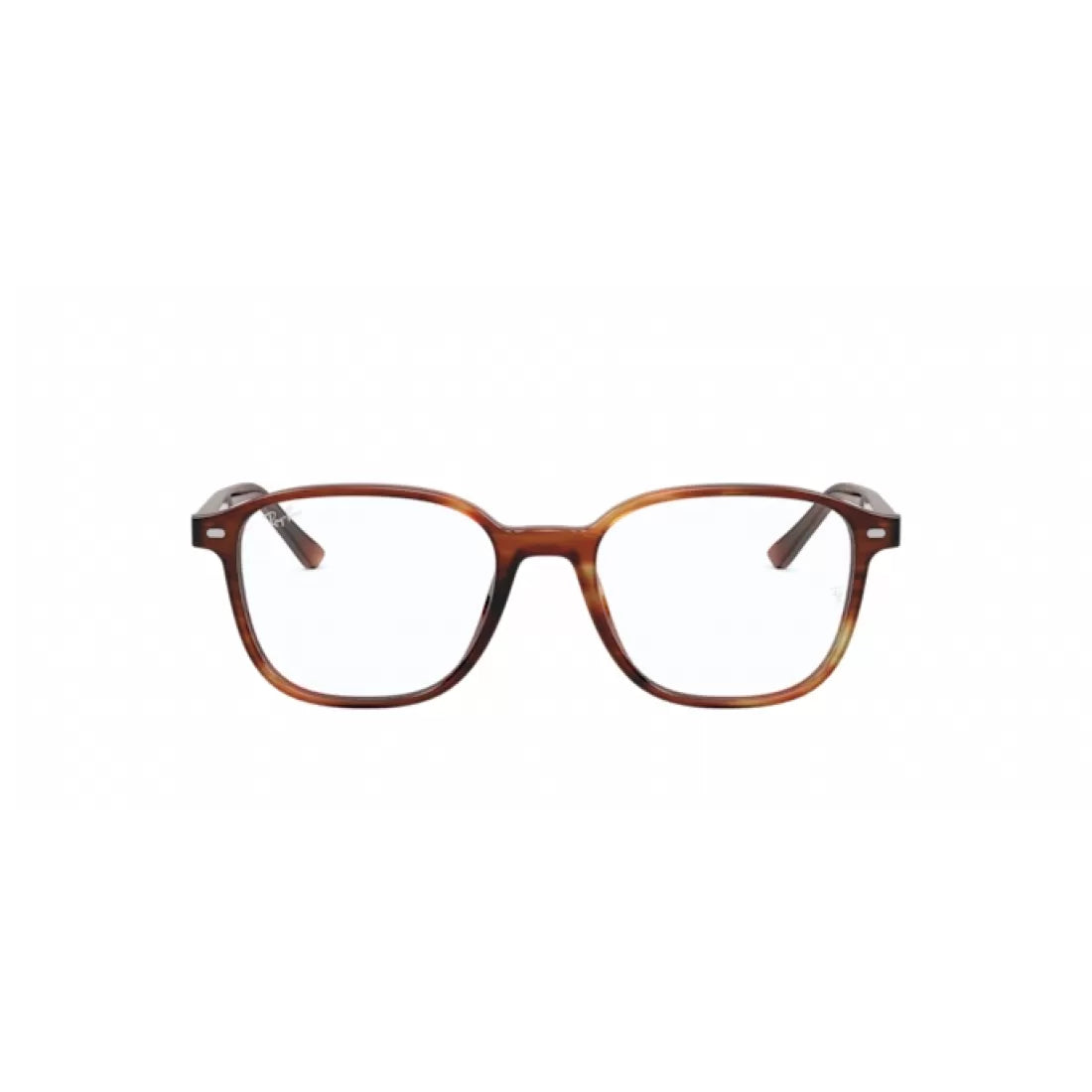UNISEX EYEGLASSES RAY-BAN RX 5393 LEONARD 2144 HAVANA STRIPED CALIBER 47 