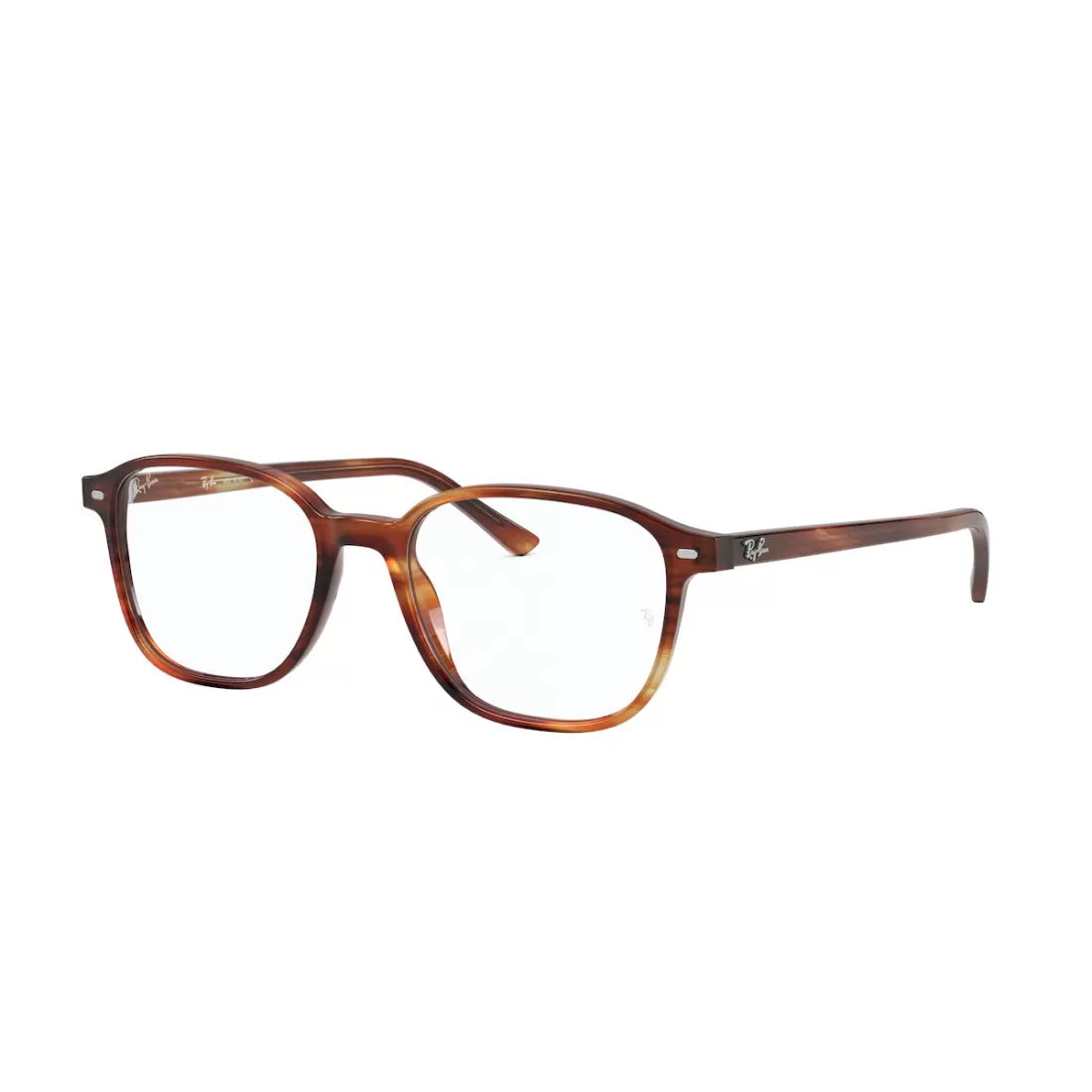 OCCHIALE DA VISTA UNISEX RAY-BAN RX 5393 LEONARD 2144 AVANA A STRISCE CALIBRO 47