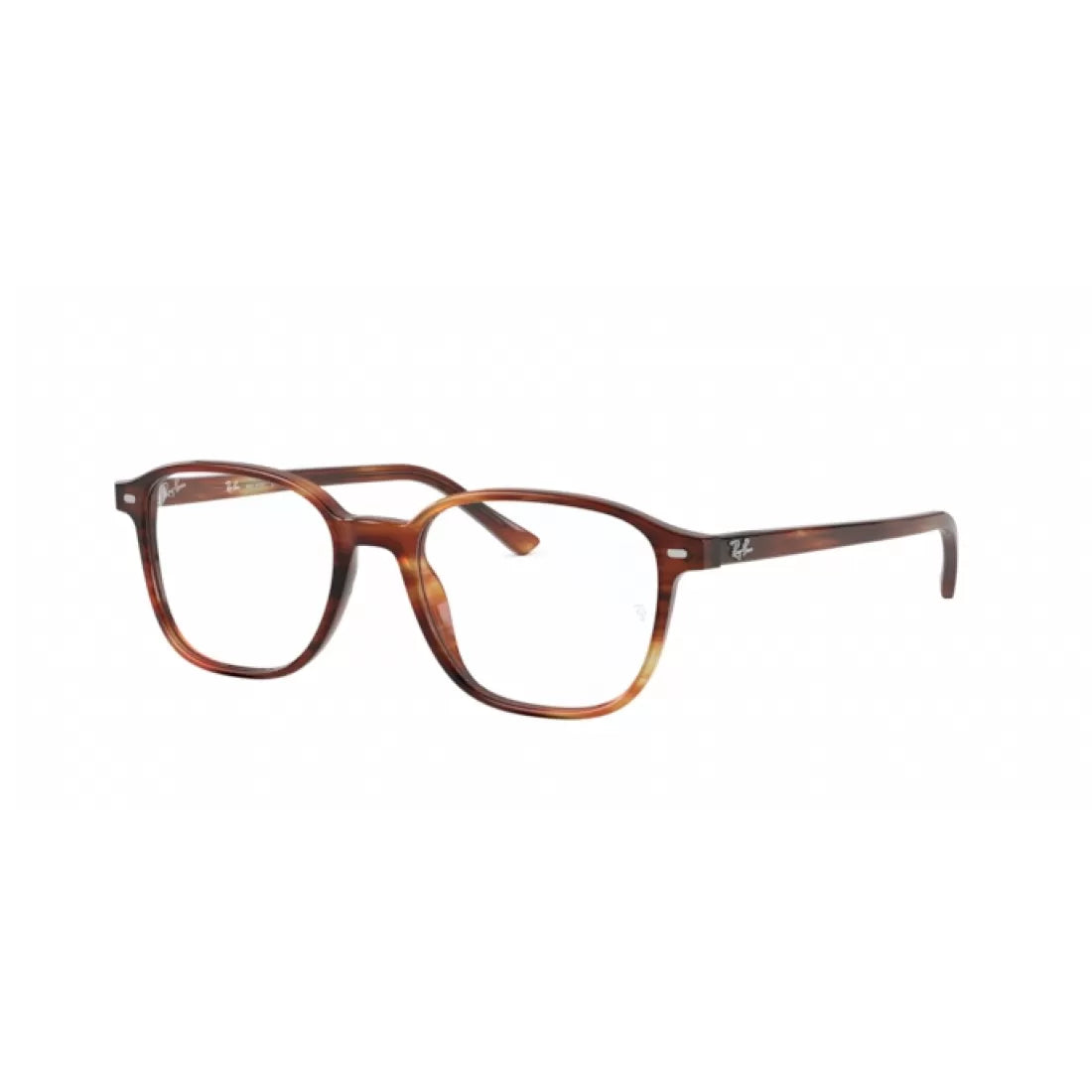 UNISEX EYEGLASSES RAY-BAN RX 5393 LEONARD 2144 HAVANA STRIPED CALIBER 47 