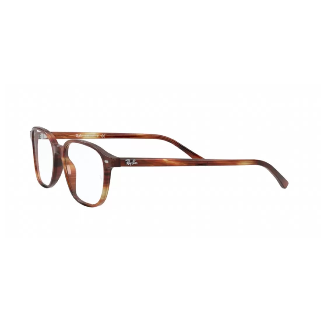 UNISEX EYEGLASSES RAY-BAN RX 5393 LEONARD 2144 HAVANA STRIPED CALIBER 47 