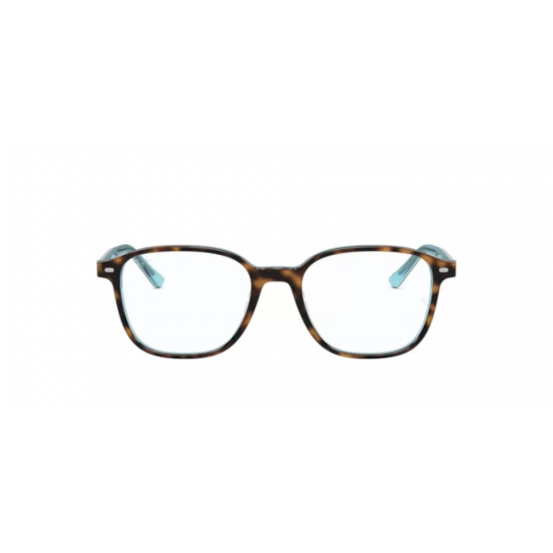 UNISEX EYEGLASSES RAY-BAN RX 5393 LEONARD 5883 TOP HAVANA ON BLUE SIZE 49 