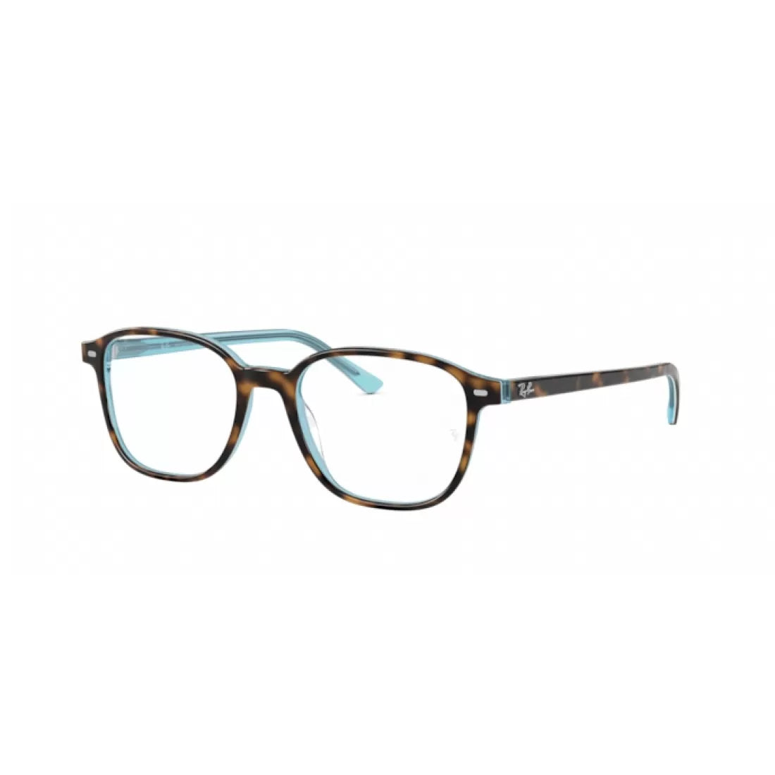 UNISEX EYEGLASSES RAY-BAN RX 5393 LEONARD 5883 TOP HAVANA ON BLUE SIZE 49 