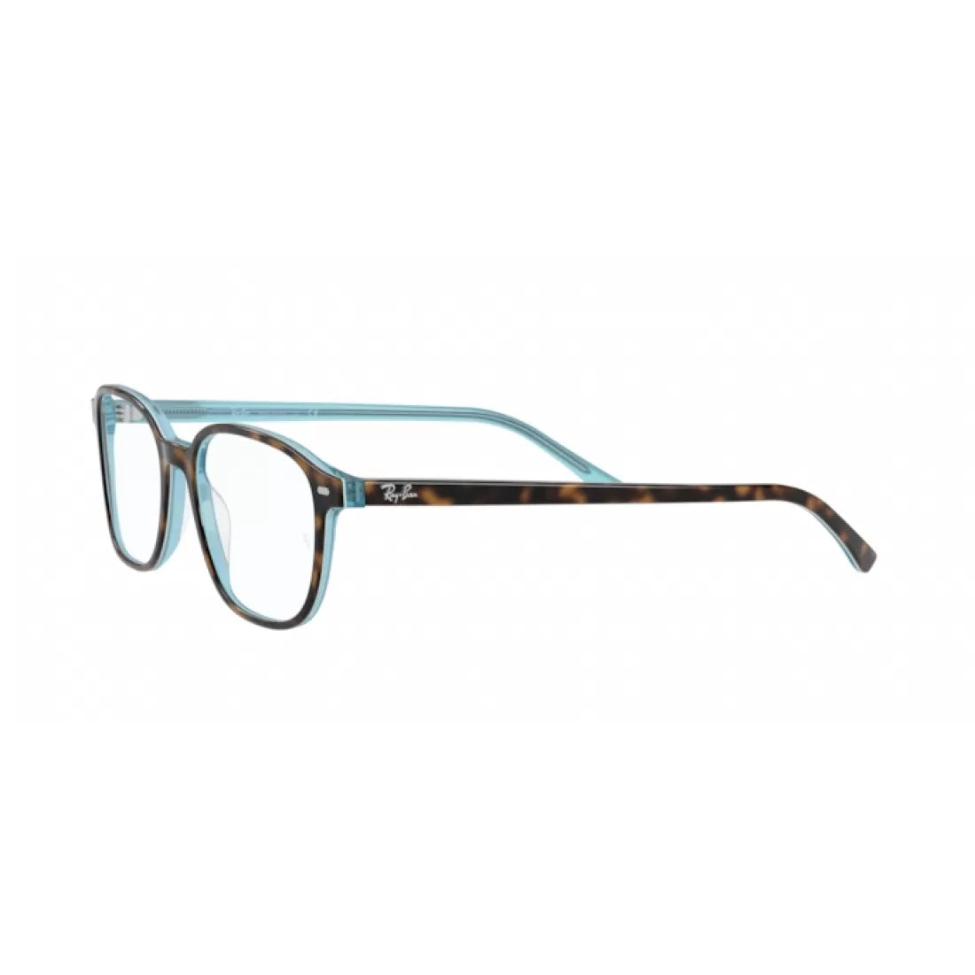 UNISEX EYEGLASSES RAY-BAN RX 5393 LEONARD 5883 TOP HAVANA ON BLUE SIZE 49 
