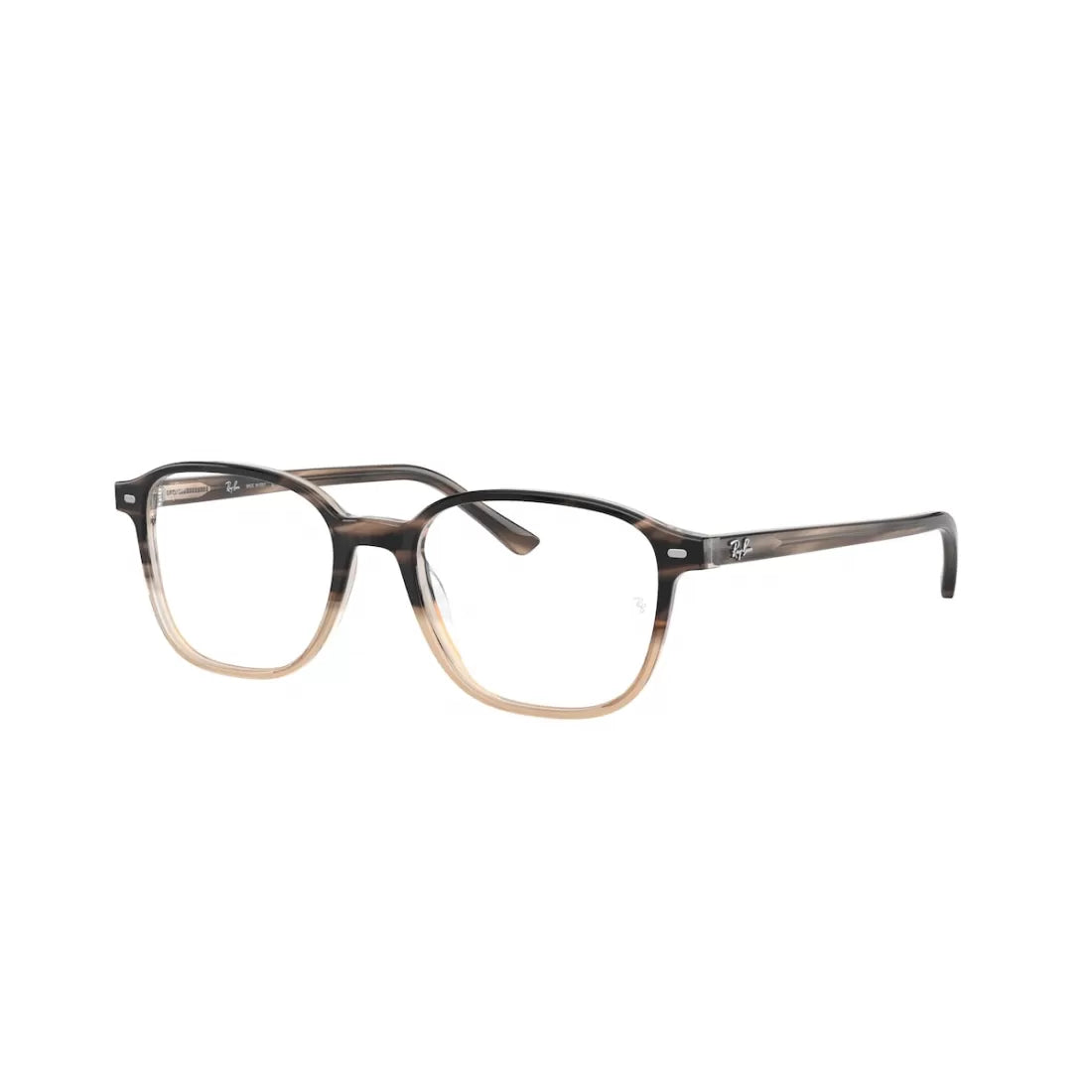 UNISEX EYEGLASSES RAY-BAN RX 5393 LEONARD 8107 HAVANA BROWN SHADED SIZE 47 