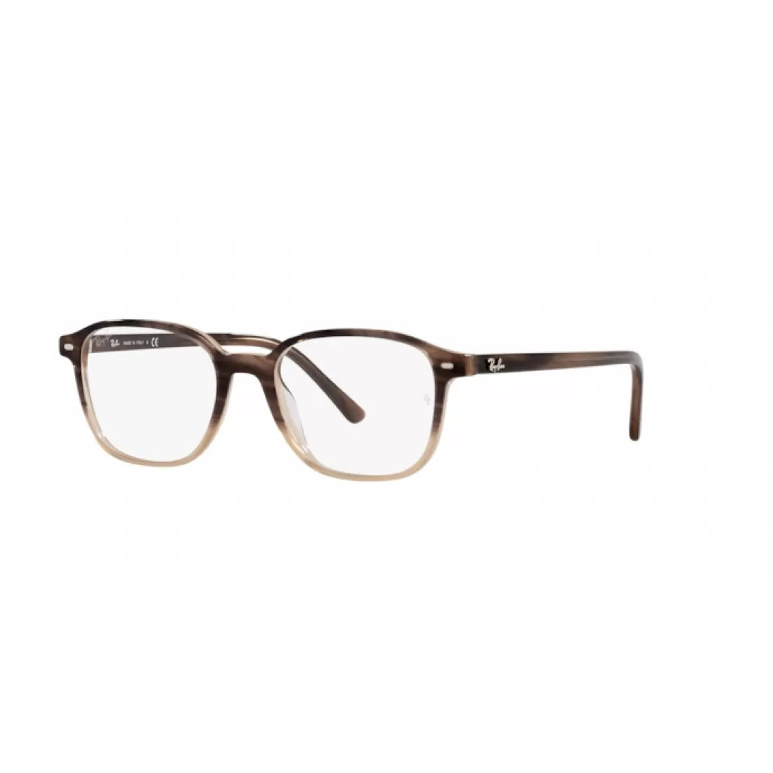 UNISEX EYEGLASSES RAY-BAN RX 5393 LEONARD 8107 HAVANA BROWN SHADED SIZE 47 
