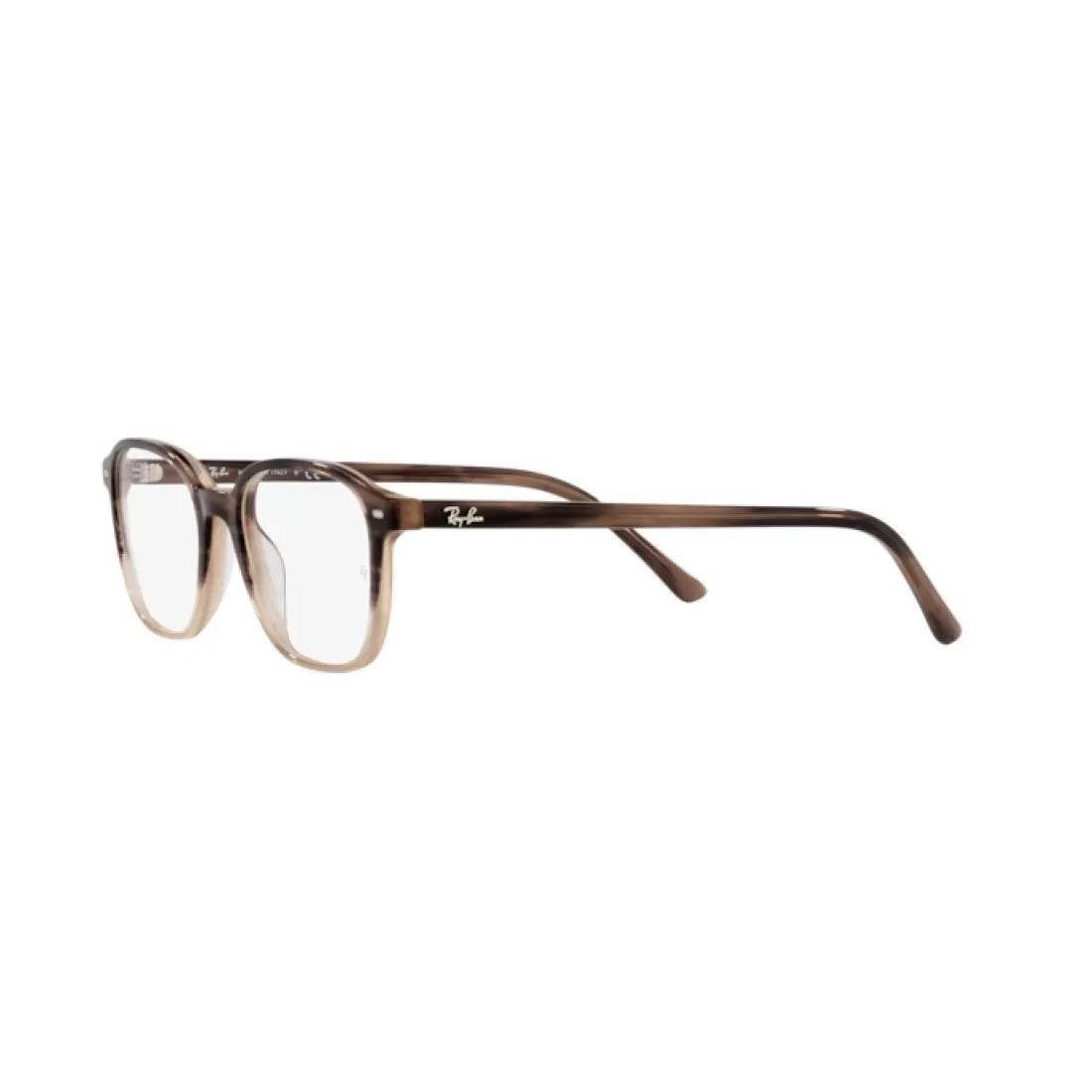 UNISEX EYEGLASSES RAY-BAN RX 5393 LEONARD 8107 HAVANA BROWN SHADED CALIBER 49 
