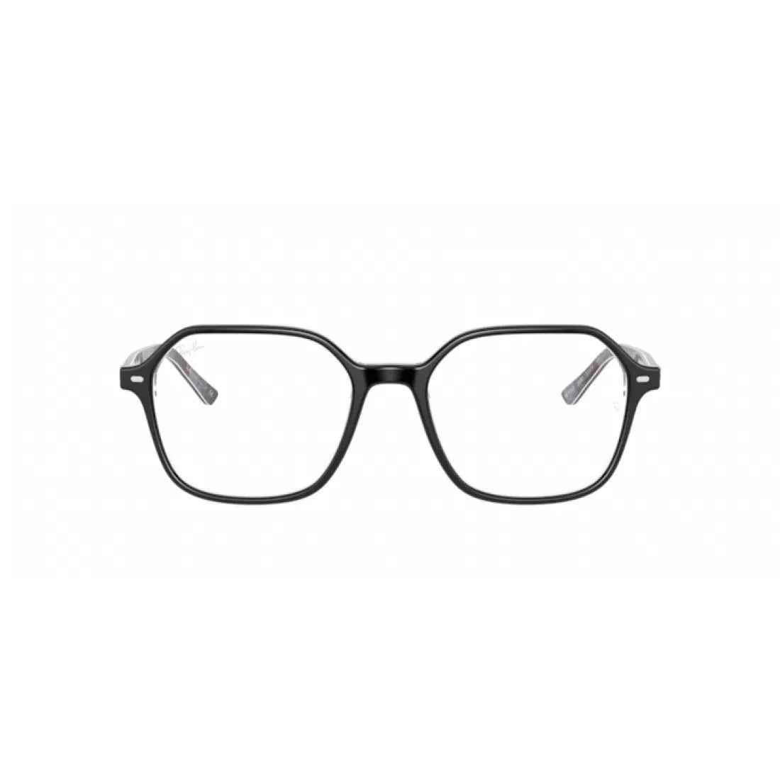 UNISEX EYEGLASSES RAY-BAN RX 5394 JOHN 8089 BLACK ON CHEVRON BORDEAUX GRAY CALIBER 49 