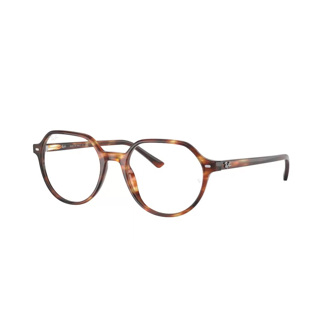 UNISEX EYEGLASSES RAY-BAN RX 5395 THALIA 2144 HAVANA STRIPED CALIBER 51 