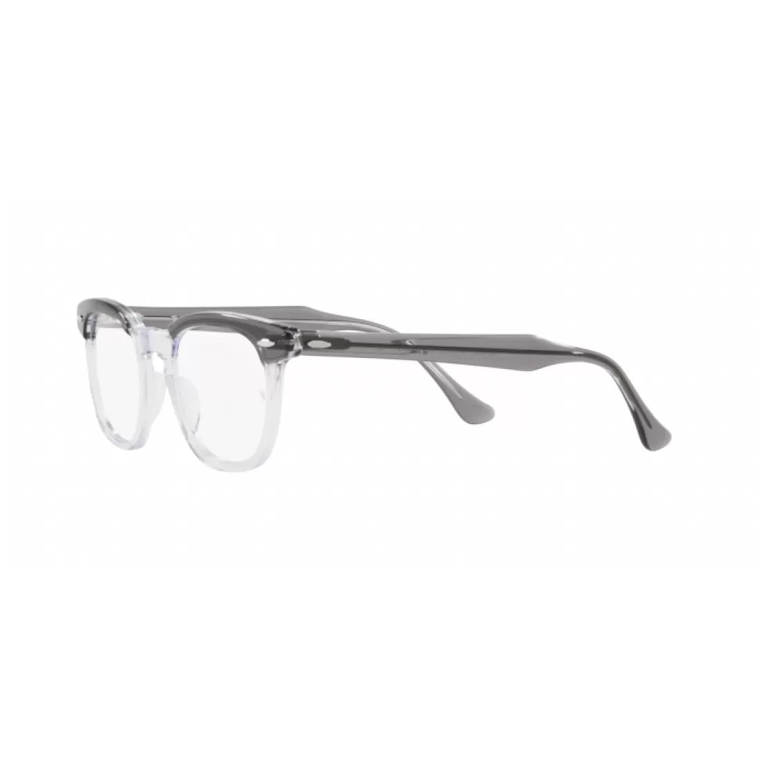 UNISEX EYEGLASSES RAY-BAN RX 5398 HAWKEYE 8111 GRAY ON TRANSPARENT SIZE 48 