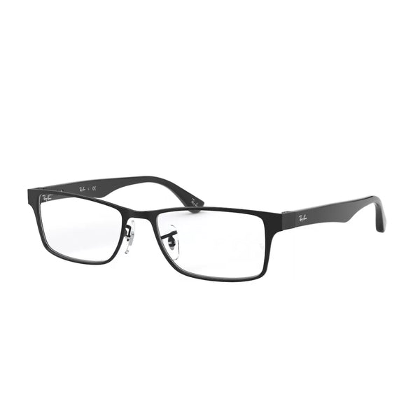 UNISEX EYEGLASSES RAY-BAN RX 6238 - 2509 GLOSSY BLACK CALIBER 53 