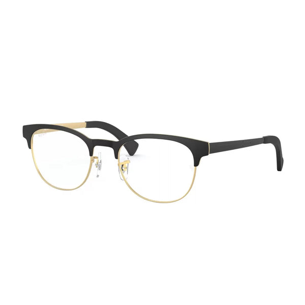 OCCHIALE DA VISTA UNISEX RAY-BAN RX 6317 - 2833 TOP NERO SU ORO OPACO