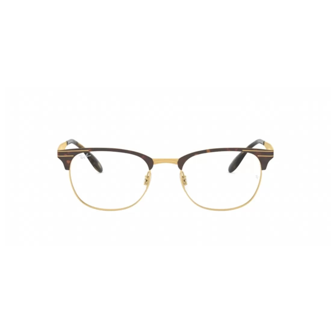 UNISEX EYEGLASSES RAY-BAN RX 6346 - 2917 GOLD-HAVANA CALIBER 52 
