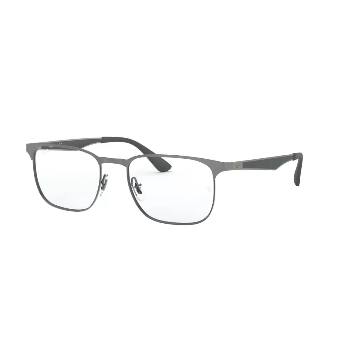 UNISEX EYEGLASSES RAY-BAN RX 6363 - 2553 TOP GUNMETAL ON BRUSHED GUN 54 CALIBER 