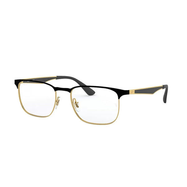 OCCHIALE DA VISTA UNISEX RAY-BAN RX 6363 - 2890 TOP D'ORO SU NERO CALIBRO 54
