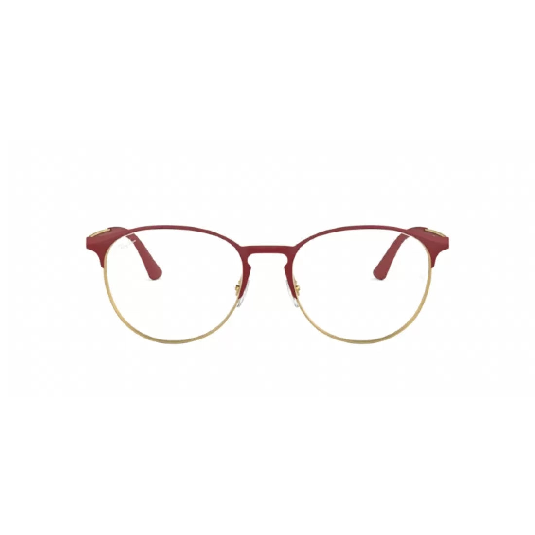 UNISEX EYEGLASSES RAY-BAN RX 6375 - 2982 GOLD TOP ON BORDEAUX | CALIBER 51 