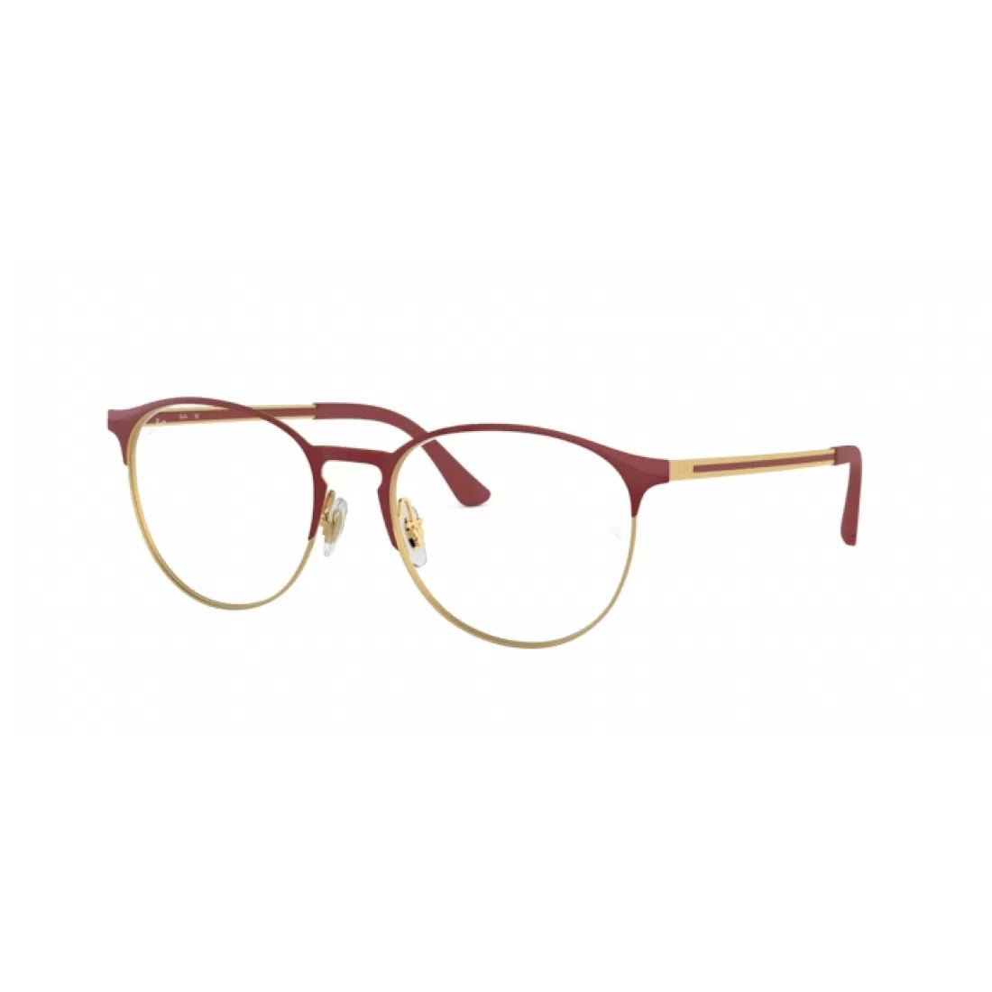 UNISEX EYEGLASSES RAY-BAN RX 6375 - 2982 GOLD TOP ON BORDEAUX | CALIBER 51 