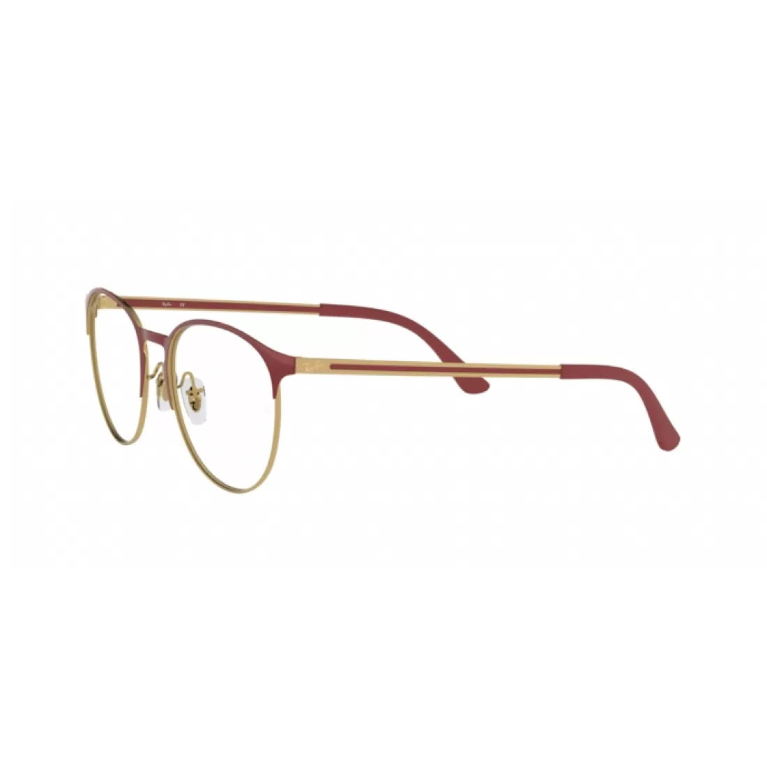 UNISEX EYEGLASSES RAY-BAN RX 6375 - 2982 GOLD TOP ON BORDEAUX | CALIBER 51 