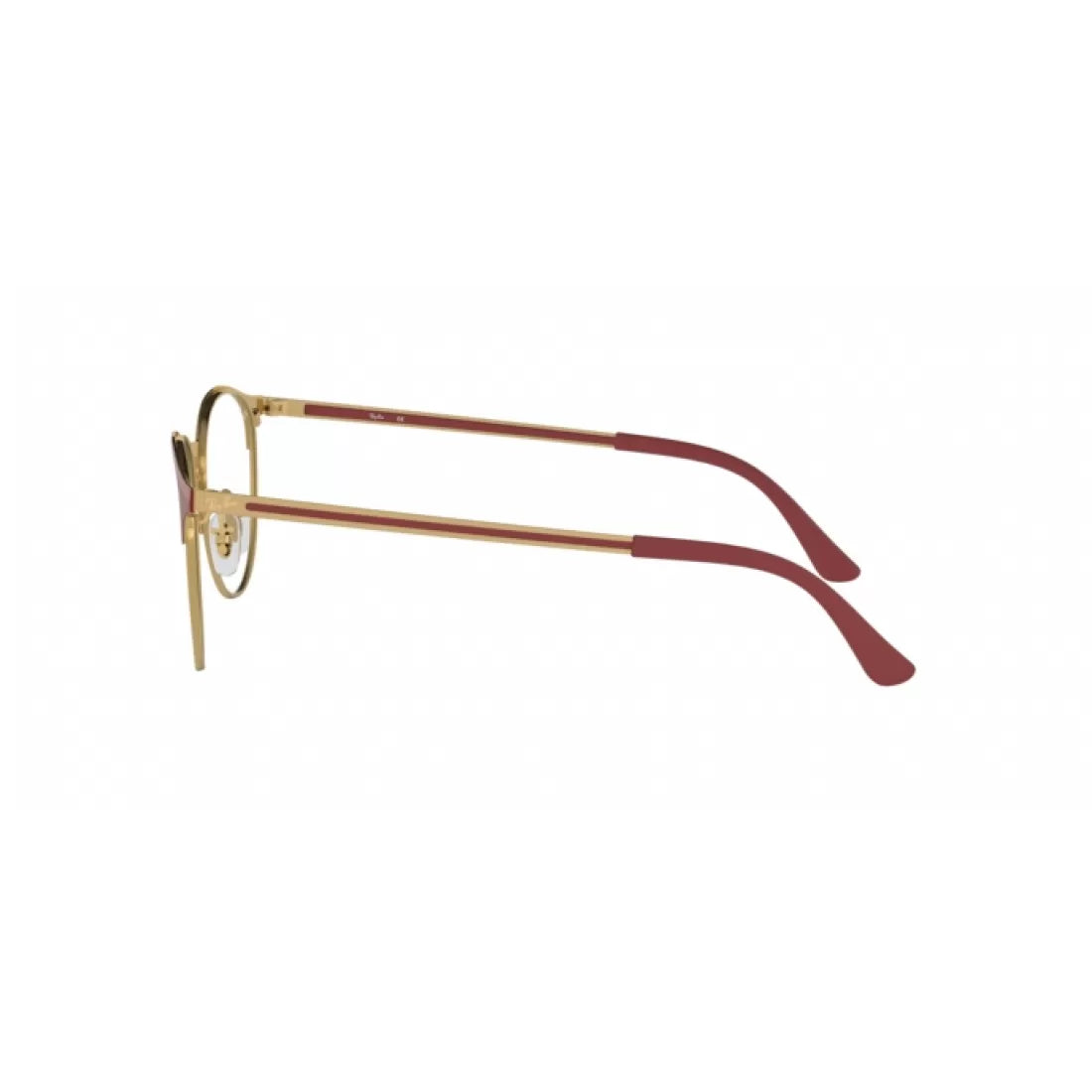 UNISEX EYEGLASSES RAY-BAN RX 6375 - 2982 GOLD TOP ON BORDEAUX | CALIBER 51 