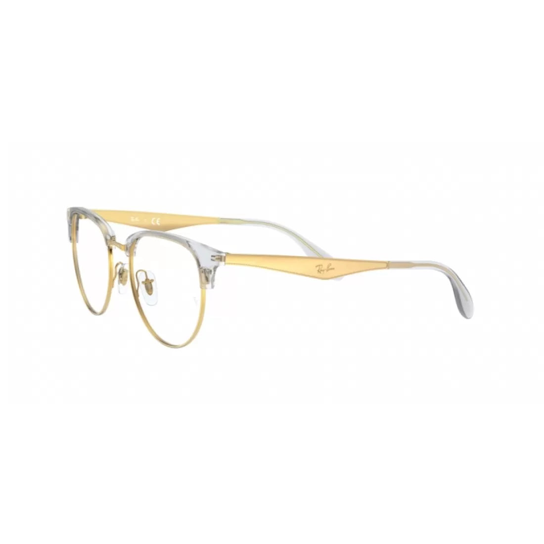 UNISEX EYEGLASSES RAY-BAN RX 6396 - 5762 GOLD CALIBER 51 