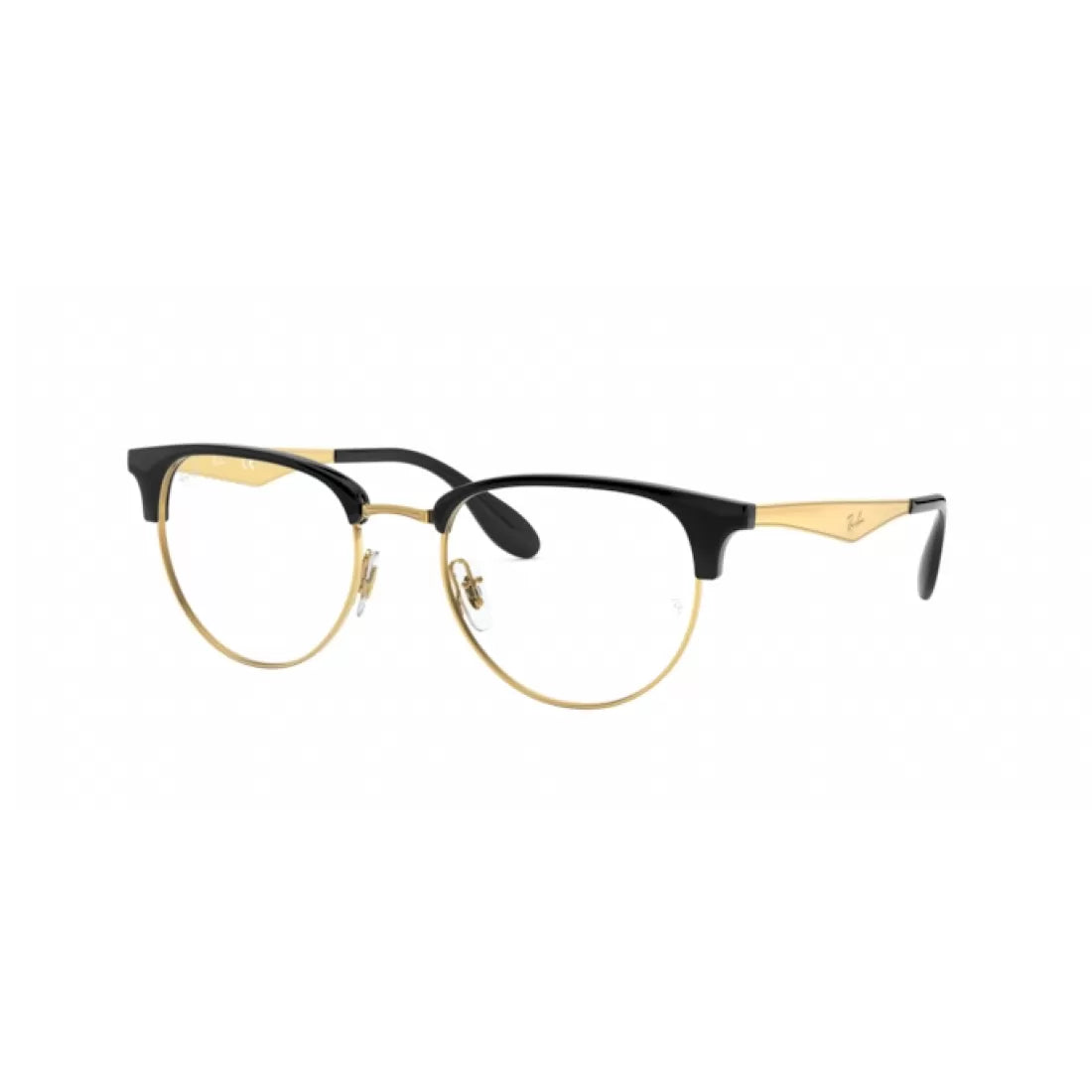 MEN'S EYEGLASSES RAY-BAN RX 6396 - 5784 BLACK GOLD CALIBER 53 