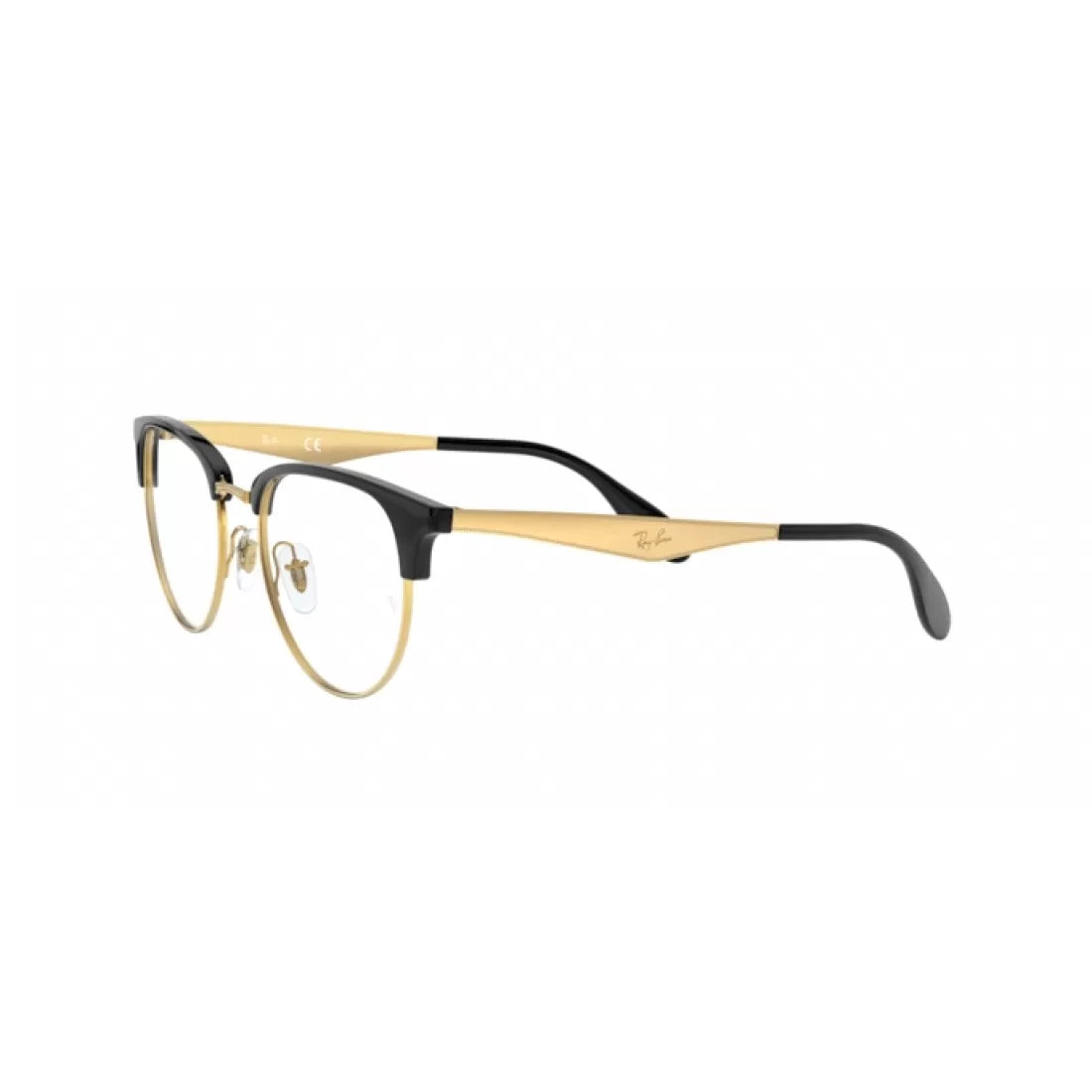 MEN'S EYEGLASSES RAY-BAN RX 6396 - 5784 BLACK GOLD CALIBER 53 