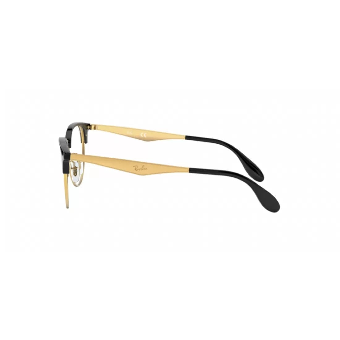 MEN'S EYEGLASSES RAY-BAN RX 6396 - 5784 BLACK GOLD CALIBER 53 