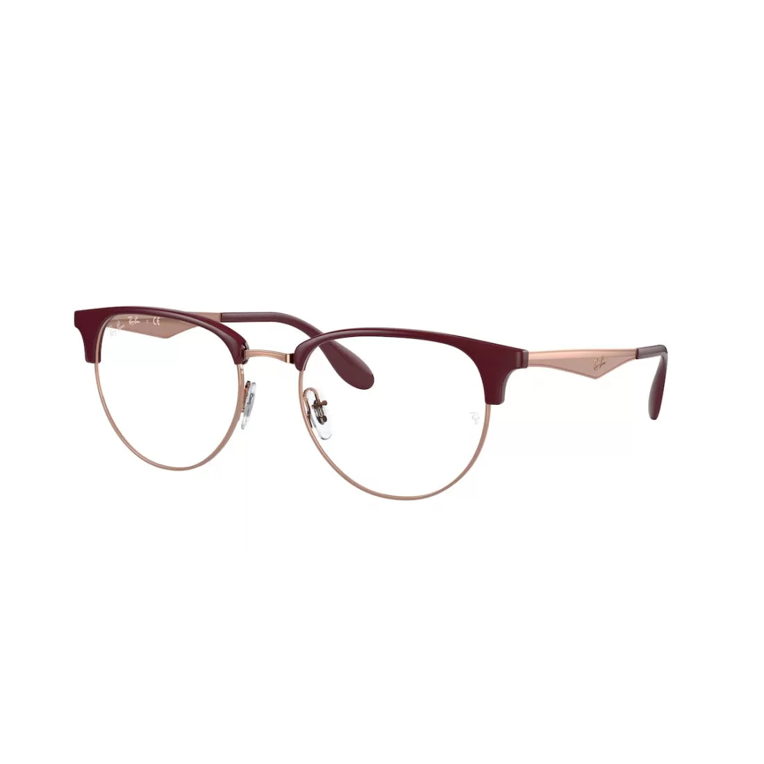 UNISEX EYEGLASSES RAY-BAN RX 6396 - 8099 CHERRY RED SIZE 51 