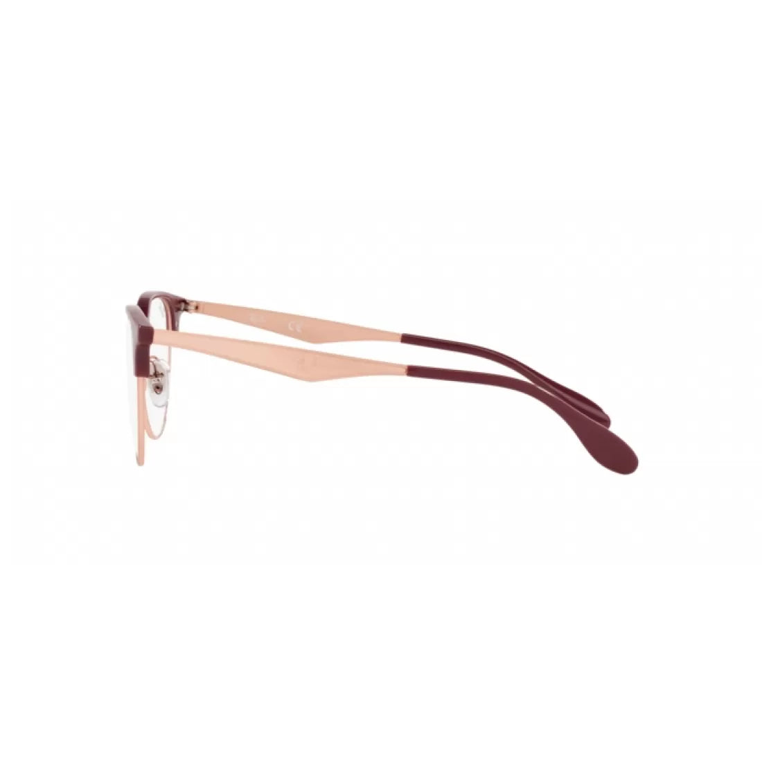 UNISEX EYEGLASSES RAY-BAN RX 6396 - 8099 CHERRY RED SIZE 51 