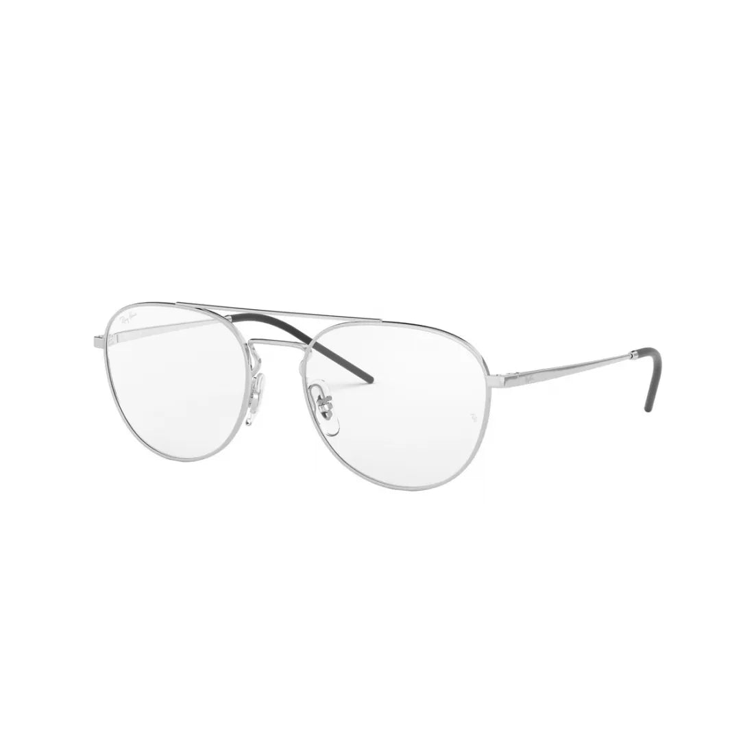 UNISEX EYEGLASSES RAY-BAN RX 6414 - 2501 SILVER CALIBER 53 