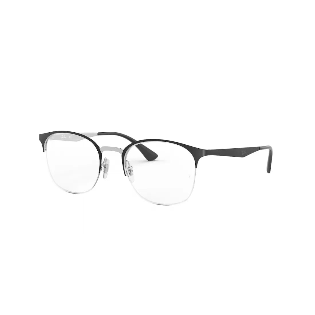 OCCHIALE DA VISTA DONNA RAY-BAN RX 6422 - 2997 ARGENTO SU NERO OPACO SUPERIORE CALIBRO 51