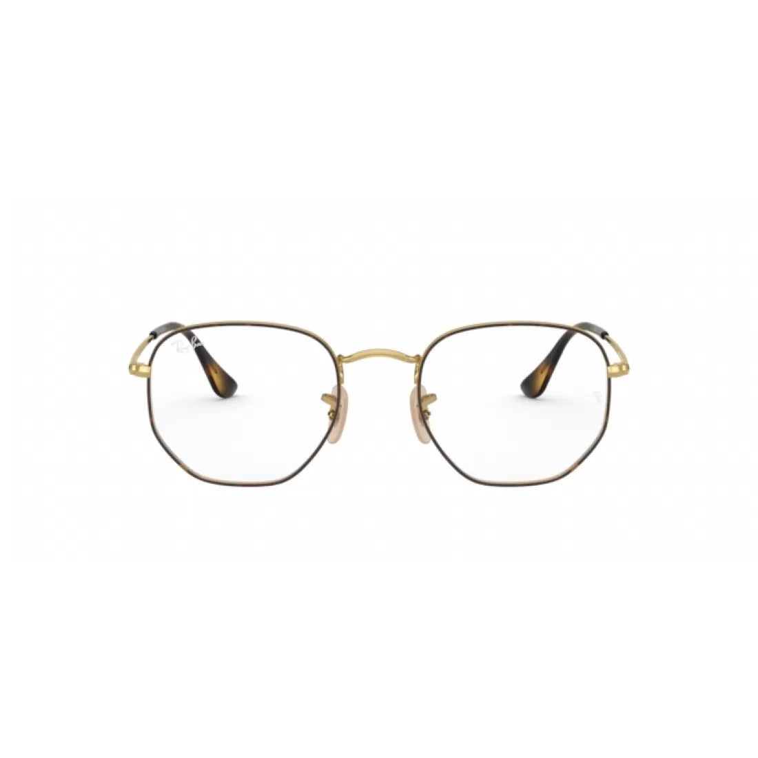 UNISEX EYEGLASSES RAY-BAN RX 6448 - 2945 TOP HAVANA ON GOLD CALIBER 54 