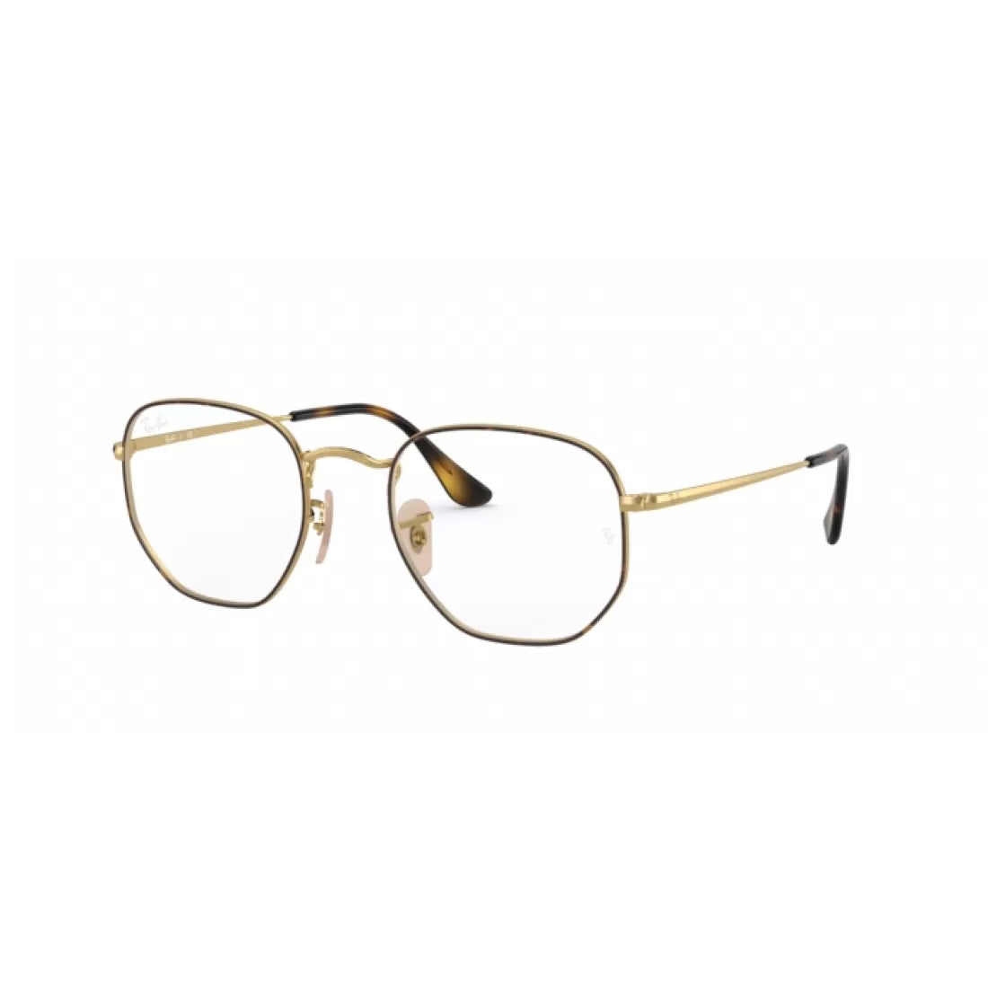 UNISEX EYEGLASSES RAY-BAN RX 6448 - 2945 TOP HAVANA ON GOLD CALIBER 54 