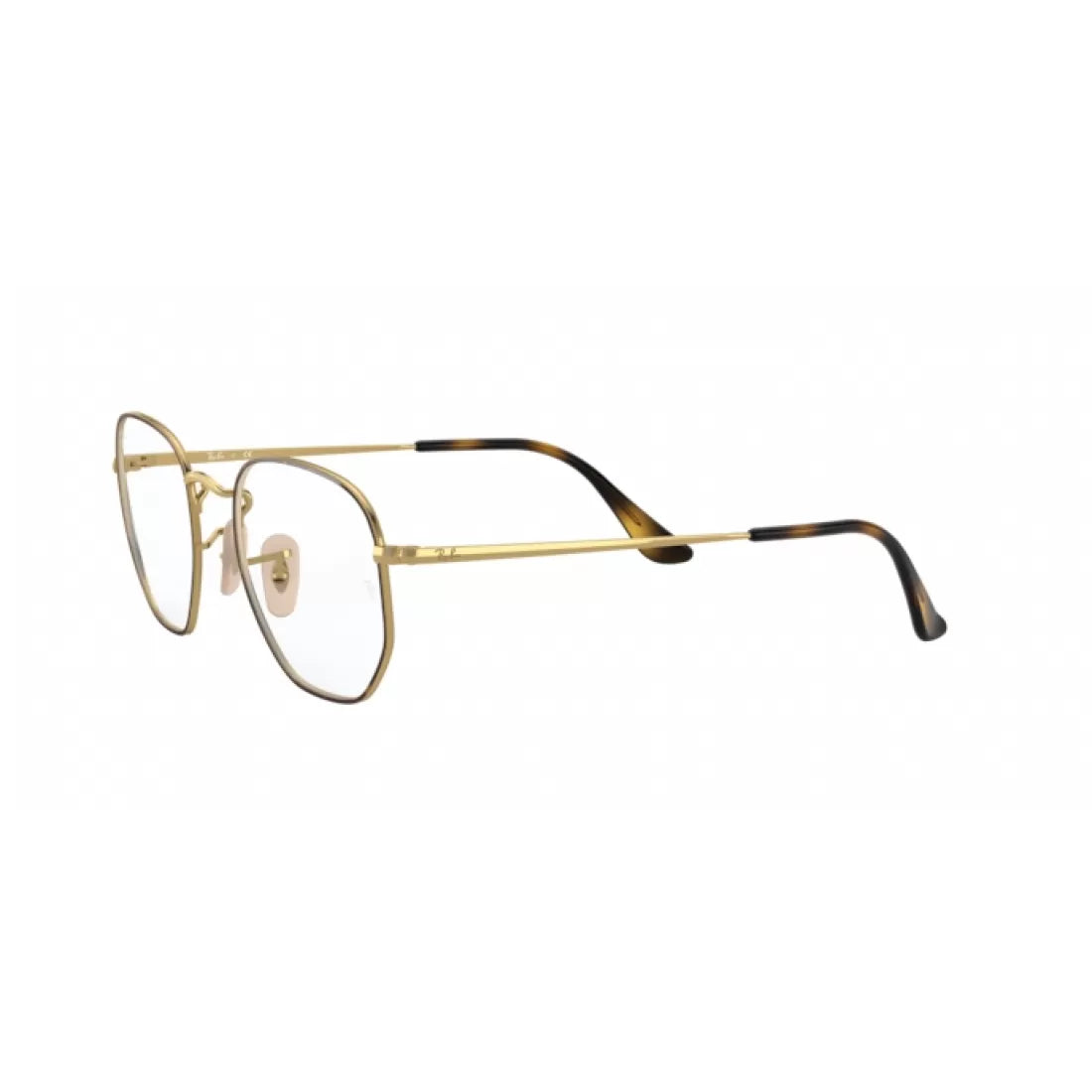 UNISEX EYEGLASSES RAY-BAN RX 6448 - 2945 TOP HAVANA ON GOLD CALIBER 54 