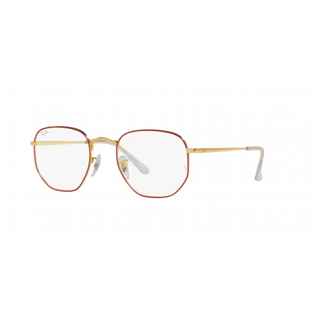 UNISEX EYEGLASSES RAY-BAN RX 6448 - 3106 RED ON LEGEND GOLD CALIBER 51 