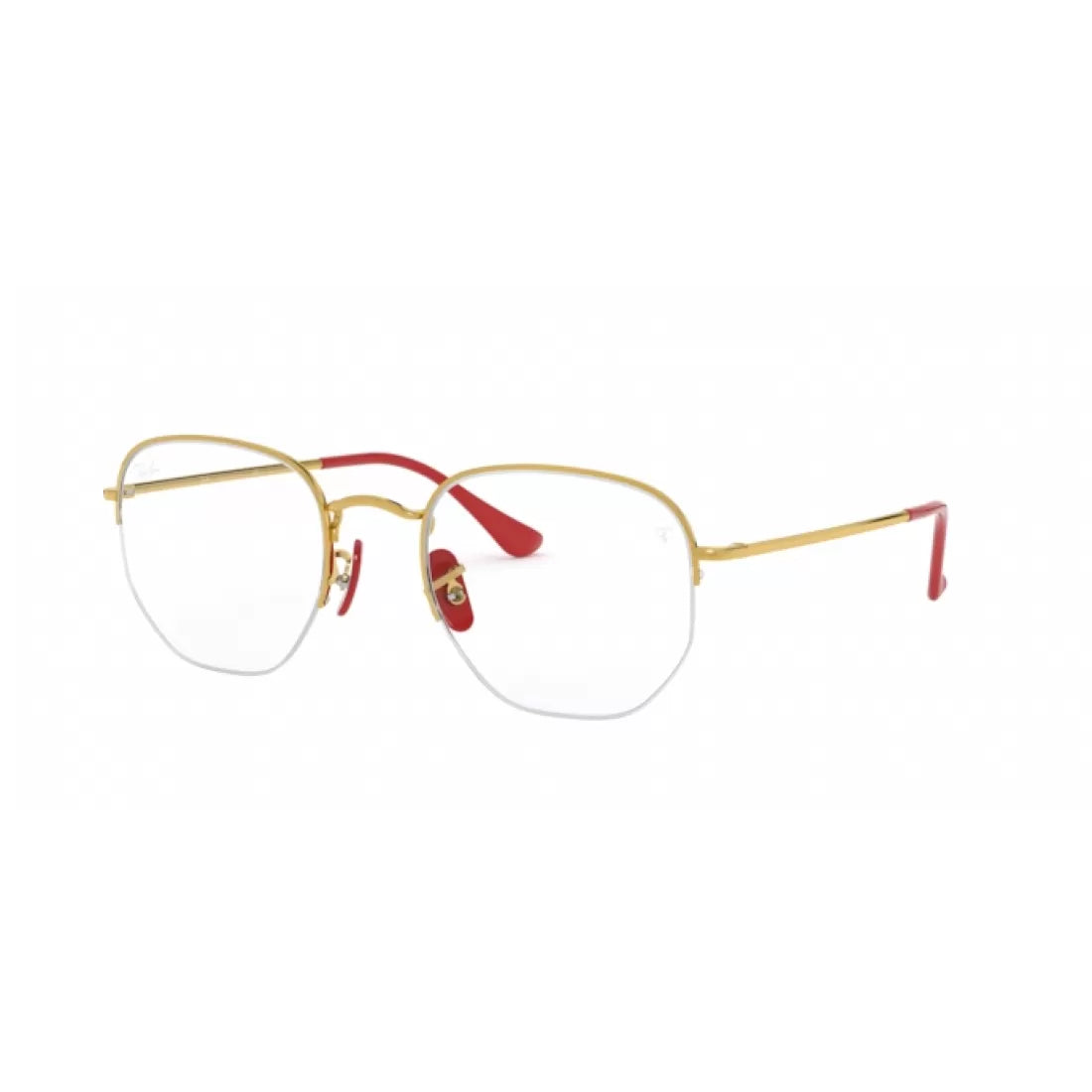 UNISEX EYEGLASSES RAY-BAN RX 6448M - F029 GOLD CALIBER 50 